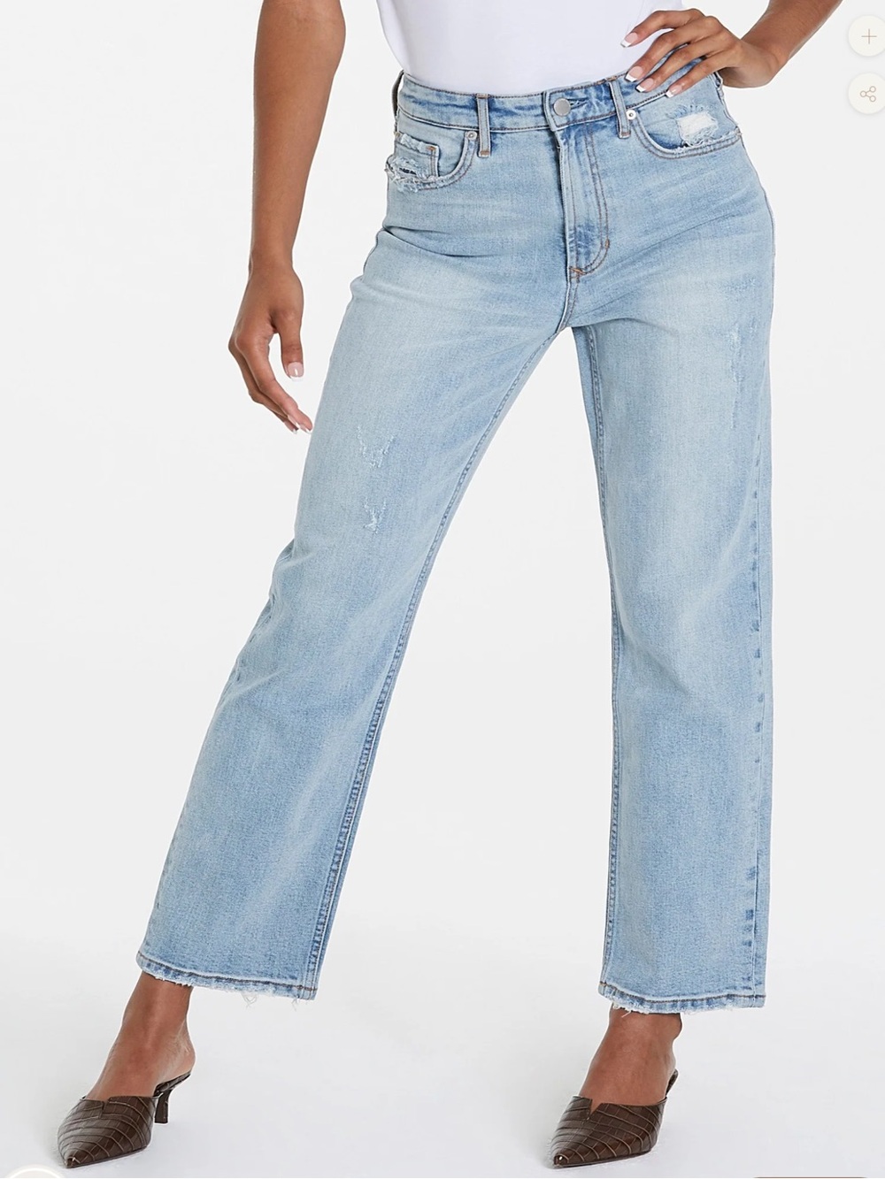 Dear John Light Blue Straight Leg Jeans